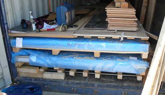 15 tons of alloy sheets