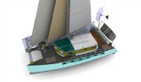 Development of alloy cruising catamaran Development of alloy cruising catamaran